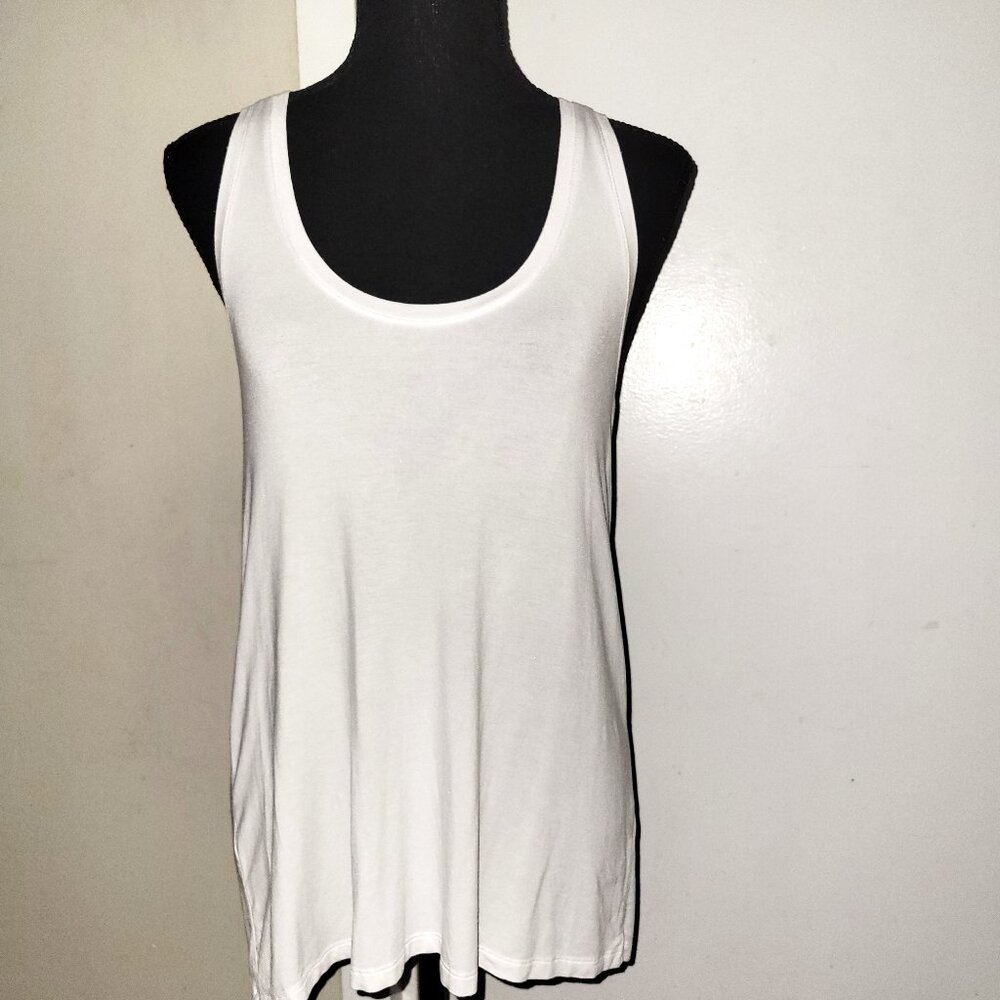 Vince Classic White Tank Top - S